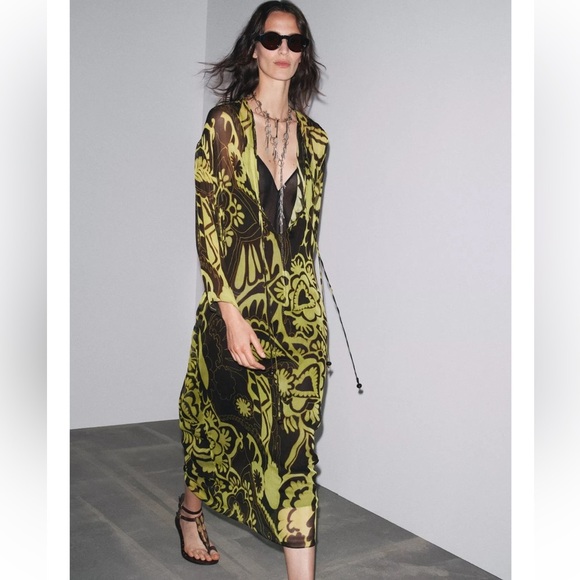 Zara Dresses & Skirts - Zara ZW Collection Printed Tunic Dress